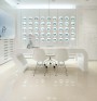 Stone effect Grey/Silver Large Format Over 600x600 Porcelain for Wall/Floor; Finish - Gloss/Polished
