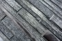 Linear Stick Mosaic Infinity Black Mixed Wall Tile 298x310mm