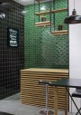Small Format Green Smaller Format Under 150x150 Ceramic for Wall; Finish - Gloss/Polished