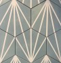 Patterned --and-- Statement Blue/Purple Small Format 150x150 - 250x400 Porcelain for Wall/Floor; Finish - Natural