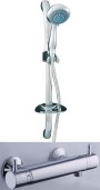 Quadro Cool Touch Thermostatic Shower with Essence Shower Kit