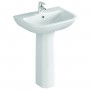 Embrace 55cm 1 Taphole Basin and Full Pedestal