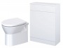 Eclipse Back to Wall Pan, Sense White WC Unit & Concealed Cistern