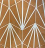 Patterned --and-- Statement Orange/Terracotta/Yellow Small Format 150x150 - 250x400 Porcelain for Wall/Floor; Finish - Natural