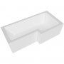 L-Shape  1601-1700mm Acrylic for ; Finish -