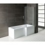 L-Shape  1601-1700mm Acrylic for ; Finish -