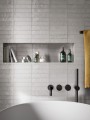 Small Format White Small Format 150x150 - 250x400 Porcelain for Wall/Floor; Finish - Gloss/Polished