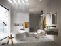 Lume White Gloss Porcelain Wall & Floor Tile 240x60mm