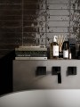 Small Format Black/Dark Grey Small Format 150x150 - 250x400 Porcelain for Wall/Floor; Finish - Gloss/Polished
