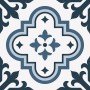 Patterned --and-- Statement Blue/Purple Small Format 150x150 - 250x400 Porcelain for Wall/Floor; Finish - Matt