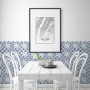 Patterned --and-- Statement Blue/Purple Small Format 150x150 - 250x400 Porcelain for Wall/Floor; Finish - Matt