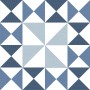 Patterned --and-- Statement Blue/Purple Small Format 150x150 - 250x400 Porcelain for Wall/Floor; Finish - Matt