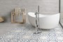 Patterned --and-- Statement Blue/Purple Small Format 150x150 - 250x400 Porcelain for Wall/Floor; Finish - Matt