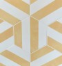 Patterned --and-- Statement Orange/Terracotta/Yellow Small Format 150x150 - 250x400 Porcelain for ; Finish - Natural