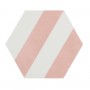 Patterned --and-- Statement Pink/Red Small Format 150x150 - 250x400 Porcelain for Wall/Floor; Finish - Natural