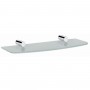 Urban Spa Chrome Shelf Brackets with Glass Shelf