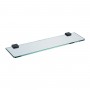 Noir D Series Matt Black Shelf Brackets and Shelf
