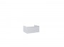 Look Wall Hung Worktop Unit 60cm 1 Drawer Matt Stone with Handle