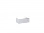 Look Wall Hung Worktop Unit 80cm 1 Drawer Matt Stone with Handle