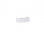 Look Wall Hung Worktop Unit 80cm 1 Drawer White Gloss with Handle