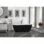 Arlington Gloss Black Bath Including Waste 1690 x 730mm