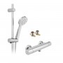 Palma Thermostatic Shower Bar Mixer and Kit