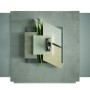 Cement effect Grey/Silver Large Format Over 600x600 Porcelain for Wall/Floor; Finish - Natural