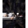 Marble Effect Black/Dark Grey Large Format Over 600x600 Porcelain for Wall/Floor; Finish - Gloss/Polished
