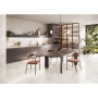 Marble Effect Ivory/Cream/Beige Large Format Over 600x600 Porcelain for Wall/Floor; Finish - Gloss/Polished
