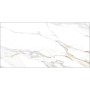 Marble Effect White Large Format Over 600x600 Porcelain for Floor/Wall; Finish - Natural