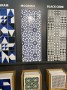 Patterned --and-- Statement Blue/Purple Smaller Format Under 150x150 Ceramic for Wall; Finish - Gloss/Polished