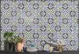 Moorish Hand Painted Casablanca Ceramic Wall Tile 140x140mm