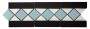 Blenheim Victorian Emerald Green Porcelain Border Floor Tile 285x93mm