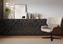 Small Format Black/Dark Grey Medium Format 260x410 - 595x595 Porcelain for ; Finish - Gloss/Polished