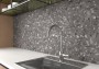 Patterned --and-- Statement Black/Dark Grey Small Format 150x150 - 250x400 Ceramic for ; Finish - Matt