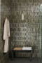 Gleeze Grigio Grey Eye Decor Porcelain Floor and Wall Tile 75x200mm