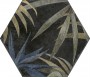 Patterned --and-- Statement Black/Dark Grey Small Format 150x150 - 250x400 Porcelain for ; Finish - Matt