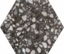 Patterned --and-- Statement Black/Dark Grey Small Format 150x150 - 250x400 Porcelain for ; Finish - Matt