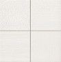 Patterned --and-- Statement White Medium Format 260x410 - 595x595 Porcelain for ; Finish - Satin/Semi Polished