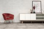 Zellige Glaciar White Ceramic Wall Tile 130x130mm