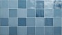 Zellige Sky Blue Ceramic Wall Tile 130x130mm