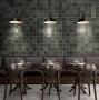 Zellige Olive Grey Ceramic Wall Tile 130x130mm