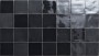 Small Format Black/Dark Grey Smaller Format Under 150x150 Ceramic for Wall; Finish - Gloss/Polished
