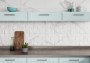 Marble Effect White Medium Format 260x410 - 595x595 Ceramic for Wall; Finish - Matt