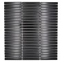 Finishing Touches Black/Dark Grey Small Format 150x150 - 250x400 Porcelain for Wall; Finish - Matt