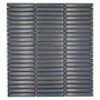 Finishing Touches Black/Dark Grey Small Format 150x150 - 250x400 Porcelain for Wall; Finish - Gloss/Polished
