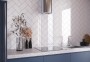 Flat Metro Gloss White Ceramic Wall Tile 200x100mm