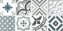 Patterned --and-- Statement White Small Format 150x150 - 250x400 Porcelain for Wall/Floor; Finish - Matt