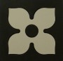 Donard Victorian Auburn Porcelain Inset Floor Tile 93x93mm