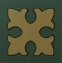 Donard Victorian Albert Porcelain Inset Floor Tile 93x93mm